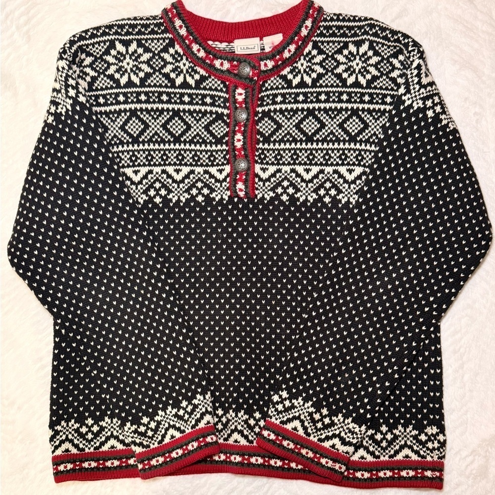 Vintage L.L.Bean Fair Isle Winter Knit